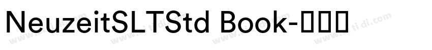 NeuzeitSLTStd Book字体转换